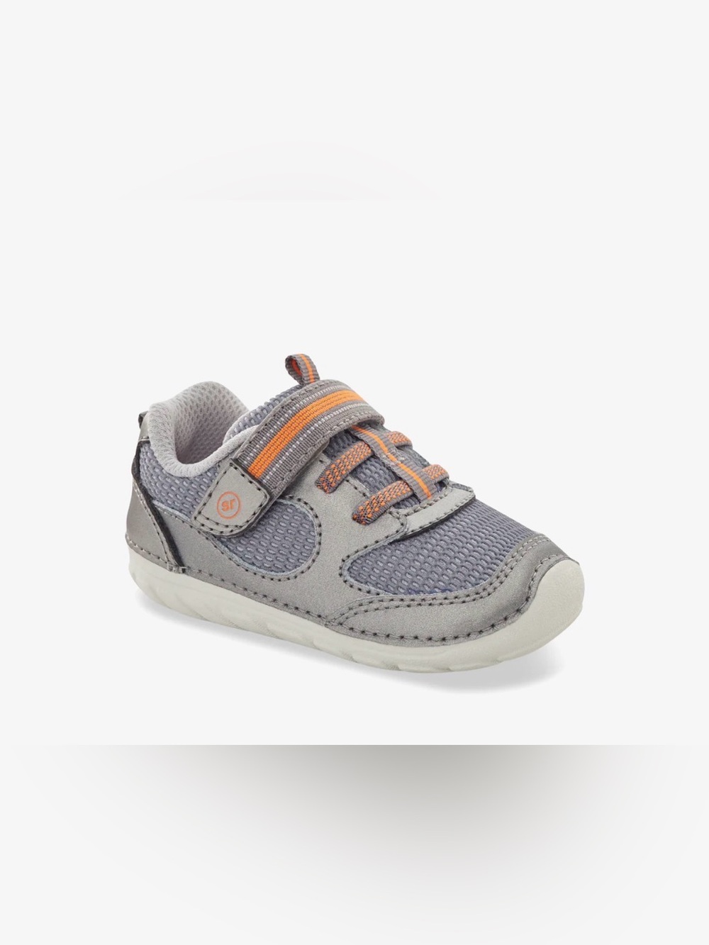 NEW! Stride Rite Soft Motion Turbo Sneaker in Grey Size 3